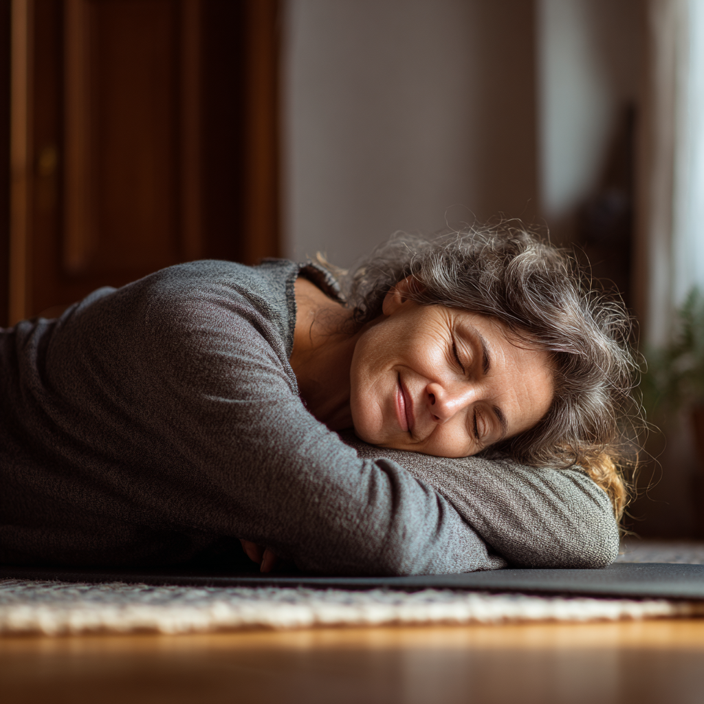 Jóga légzőgyakorlatok természetes fényben